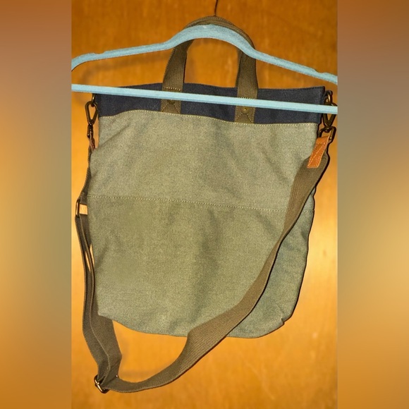 Chic Olive and Black Crossbody Bag - Picture 4 of 8